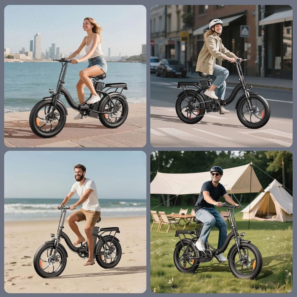 HiyViy Lite 1 Folding Electric Bike with step-through frame